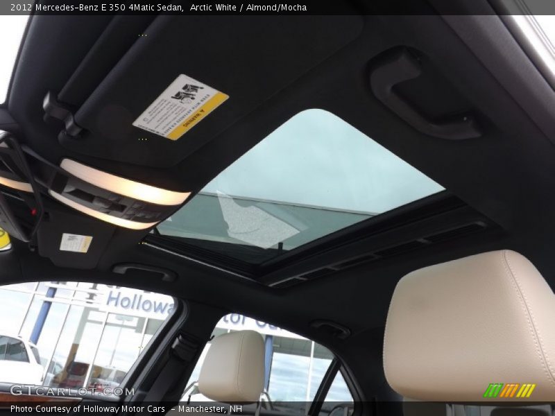 Arctic White / Almond/Mocha 2012 Mercedes-Benz E 350 4Matic Sedan