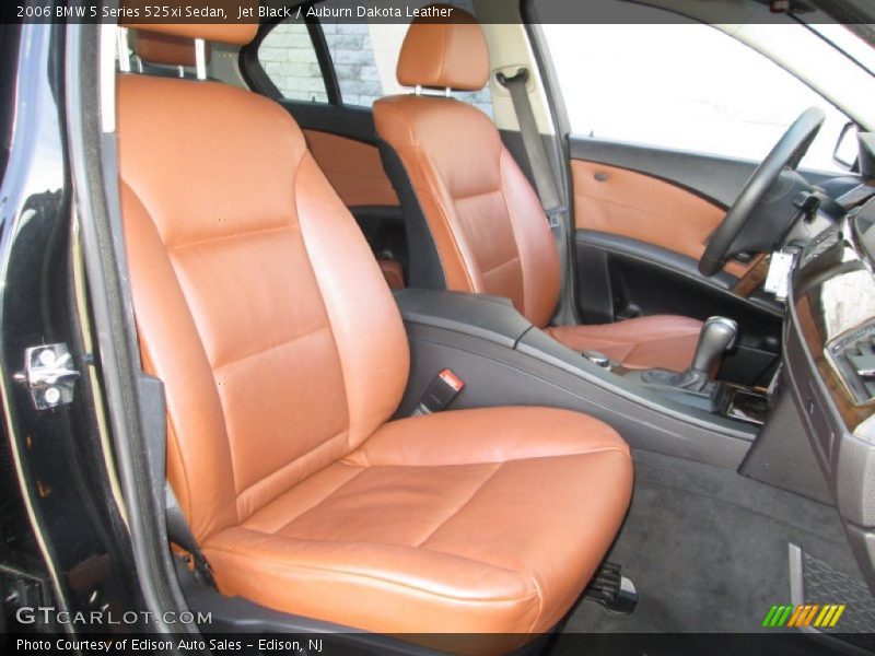 Jet Black / Auburn Dakota Leather 2006 BMW 5 Series 525xi Sedan