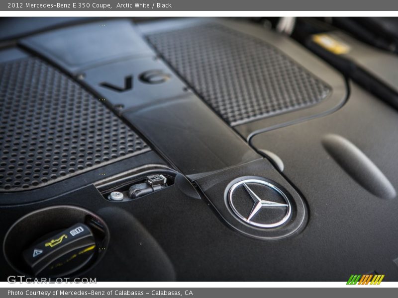 Arctic White / Black 2012 Mercedes-Benz E 350 Coupe