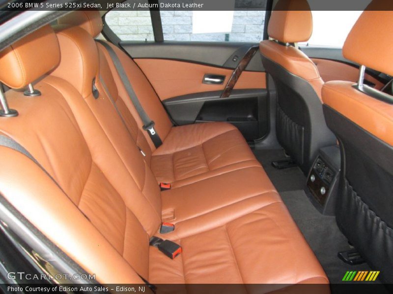 Jet Black / Auburn Dakota Leather 2006 BMW 5 Series 525xi Sedan