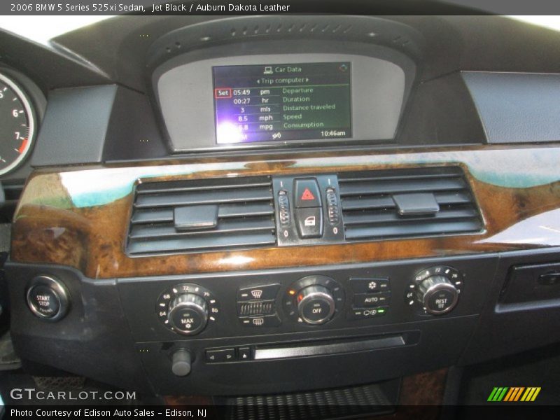 Jet Black / Auburn Dakota Leather 2006 BMW 5 Series 525xi Sedan