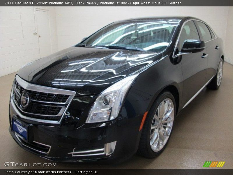 Black Raven / Platinum Jet Black/Light Wheat Opus Full Leather 2014 Cadillac XTS Vsport Platinum AWD