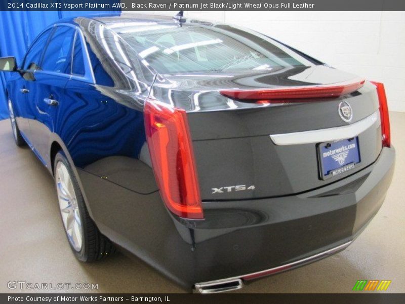 Black Raven / Platinum Jet Black/Light Wheat Opus Full Leather 2014 Cadillac XTS Vsport Platinum AWD