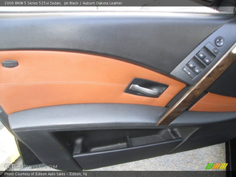 Jet Black / Auburn Dakota Leather 2006 BMW 5 Series 525xi Sedan