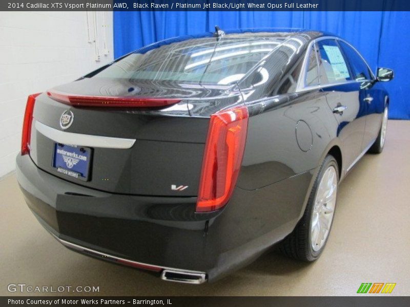Black Raven / Platinum Jet Black/Light Wheat Opus Full Leather 2014 Cadillac XTS Vsport Platinum AWD