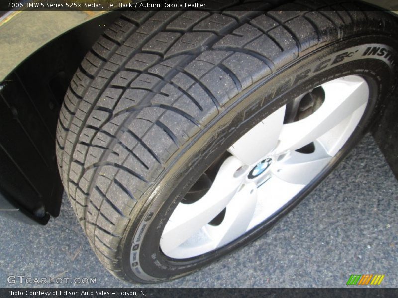 Jet Black / Auburn Dakota Leather 2006 BMW 5 Series 525xi Sedan