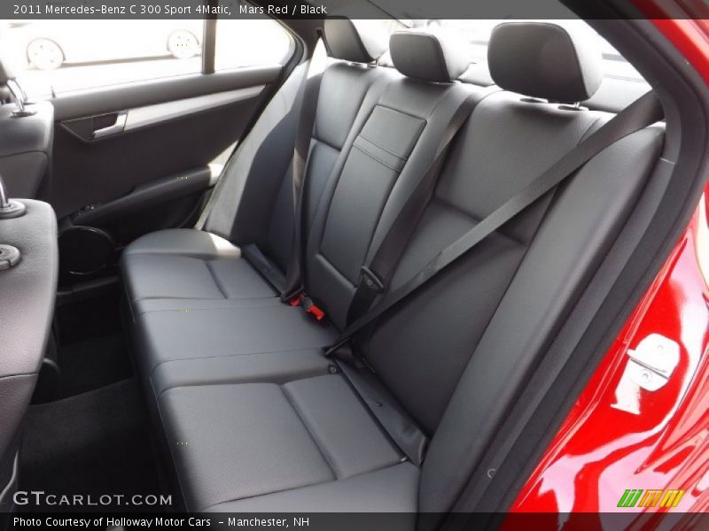 Mars Red / Black 2011 Mercedes-Benz C 300 Sport 4Matic
