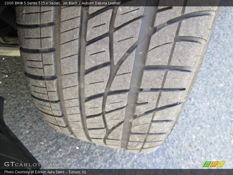Jet Black / Auburn Dakota Leather 2006 BMW 5 Series 525xi Sedan