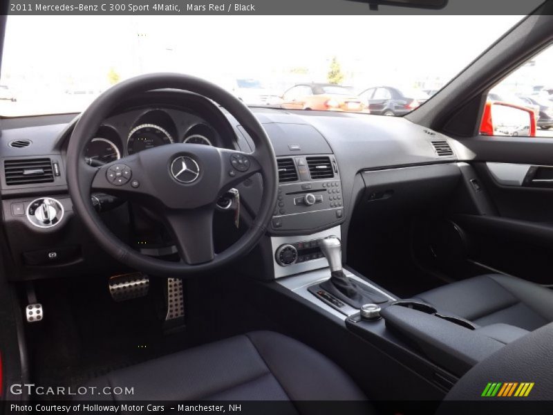 Mars Red / Black 2011 Mercedes-Benz C 300 Sport 4Matic
