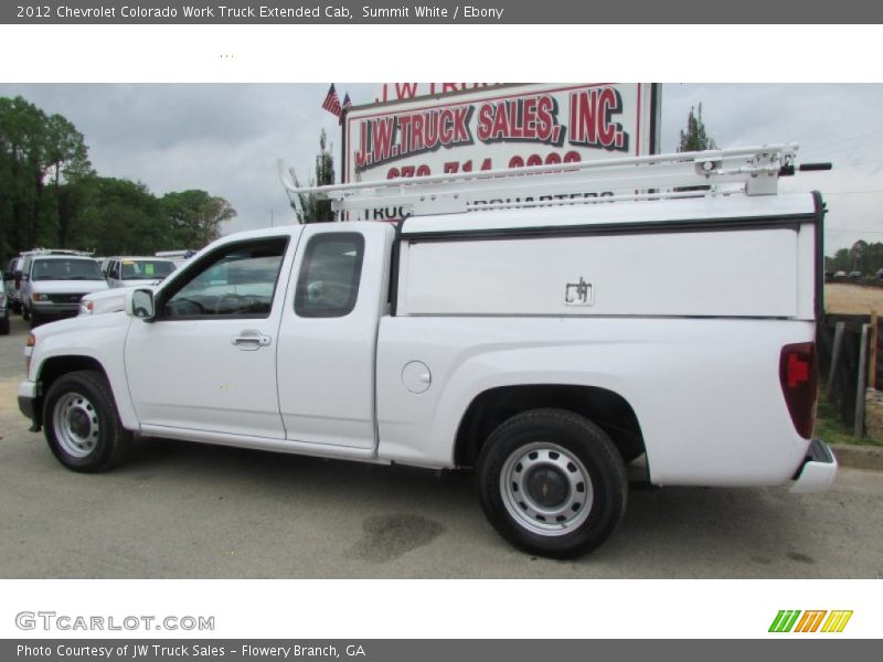Summit White / Ebony 2012 Chevrolet Colorado Work Truck Extended Cab