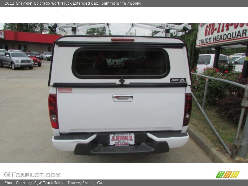 Summit White / Ebony 2012 Chevrolet Colorado Work Truck Extended Cab
