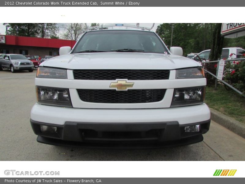 Summit White / Ebony 2012 Chevrolet Colorado Work Truck Extended Cab