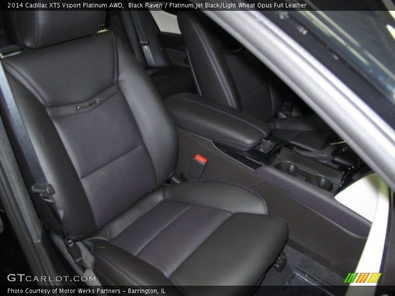 Black Raven / Platinum Jet Black/Light Wheat Opus Full Leather 2014 Cadillac XTS Vsport Platinum AWD