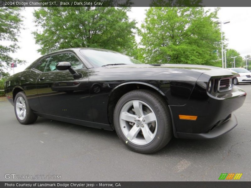 Black / Dark Slate Gray 2014 Dodge Challenger SXT
