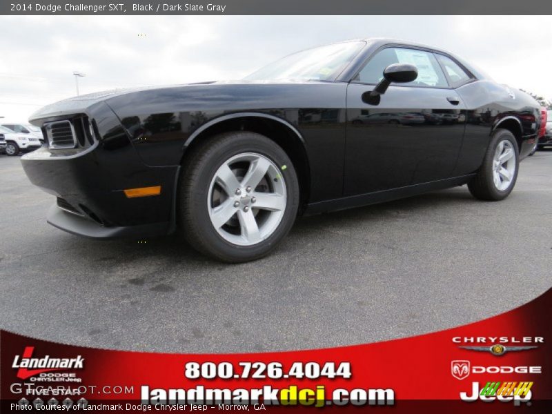 Black / Dark Slate Gray 2014 Dodge Challenger SXT