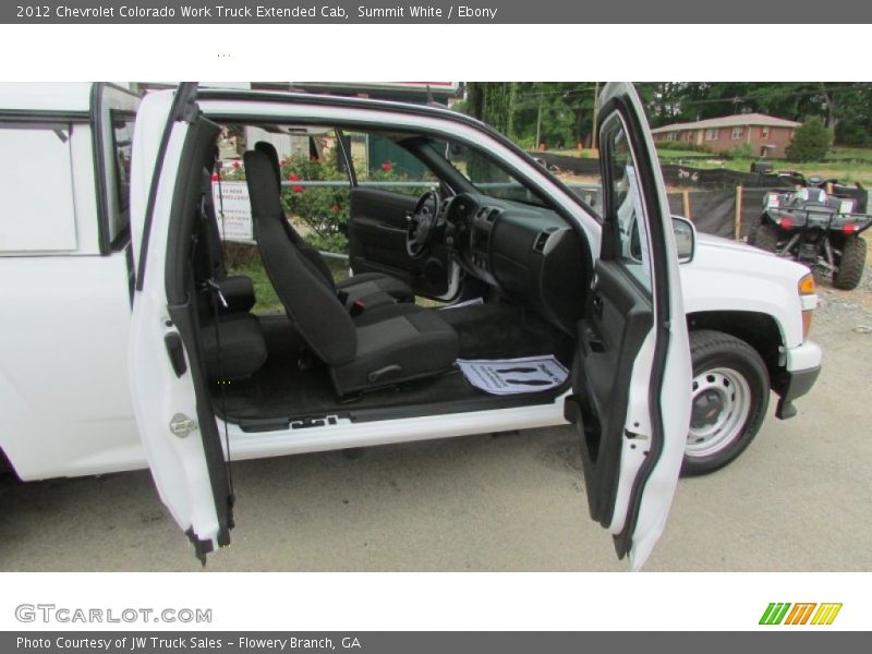 Summit White / Ebony 2012 Chevrolet Colorado Work Truck Extended Cab