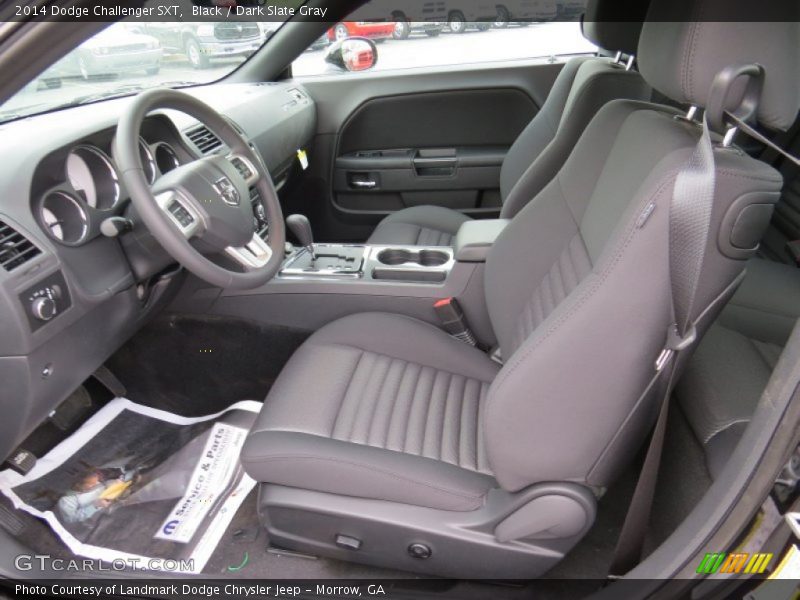 Black / Dark Slate Gray 2014 Dodge Challenger SXT