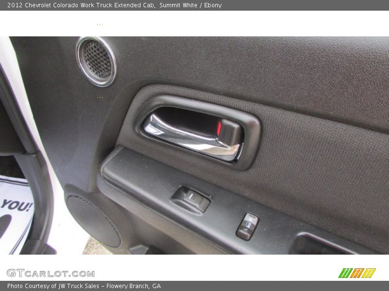 Summit White / Ebony 2012 Chevrolet Colorado Work Truck Extended Cab