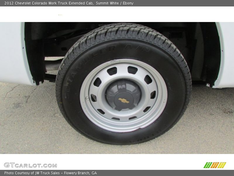 Summit White / Ebony 2012 Chevrolet Colorado Work Truck Extended Cab