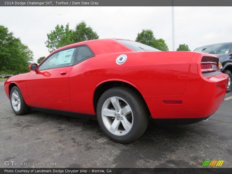 TorRed / Dark Slate Gray 2014 Dodge Challenger SXT