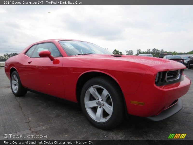 TorRed / Dark Slate Gray 2014 Dodge Challenger SXT