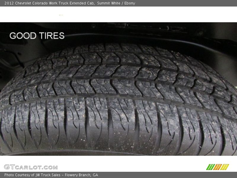 Summit White / Ebony 2012 Chevrolet Colorado Work Truck Extended Cab