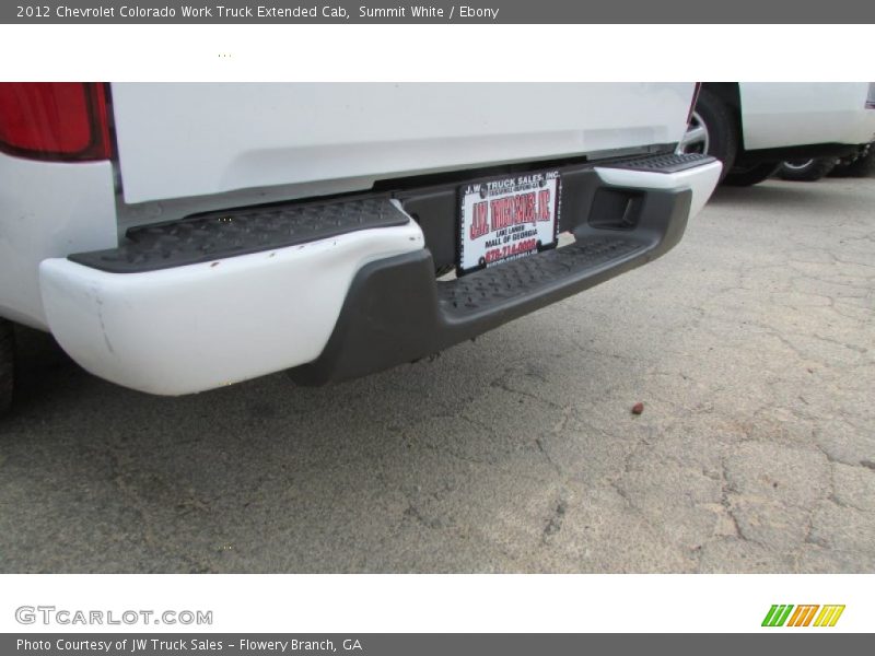 Summit White / Ebony 2012 Chevrolet Colorado Work Truck Extended Cab