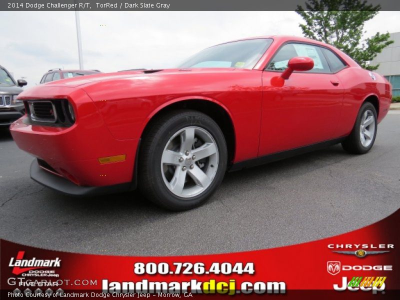 TorRed / Dark Slate Gray 2014 Dodge Challenger R/T