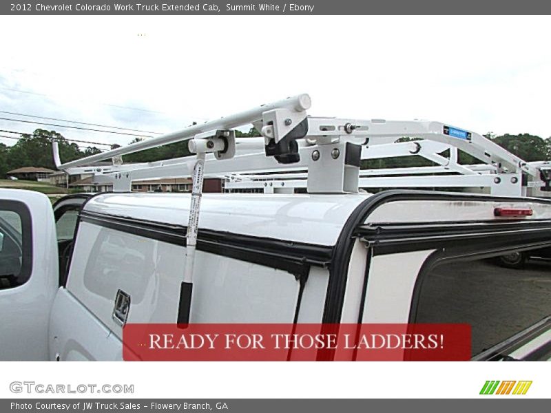 Summit White / Ebony 2012 Chevrolet Colorado Work Truck Extended Cab