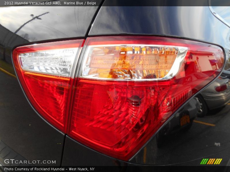 Marine Blue / Beige 2012 Hyundai Veracruz GLS AWD