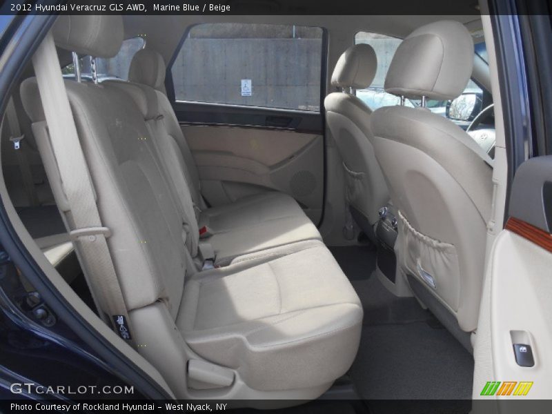 Marine Blue / Beige 2012 Hyundai Veracruz GLS AWD