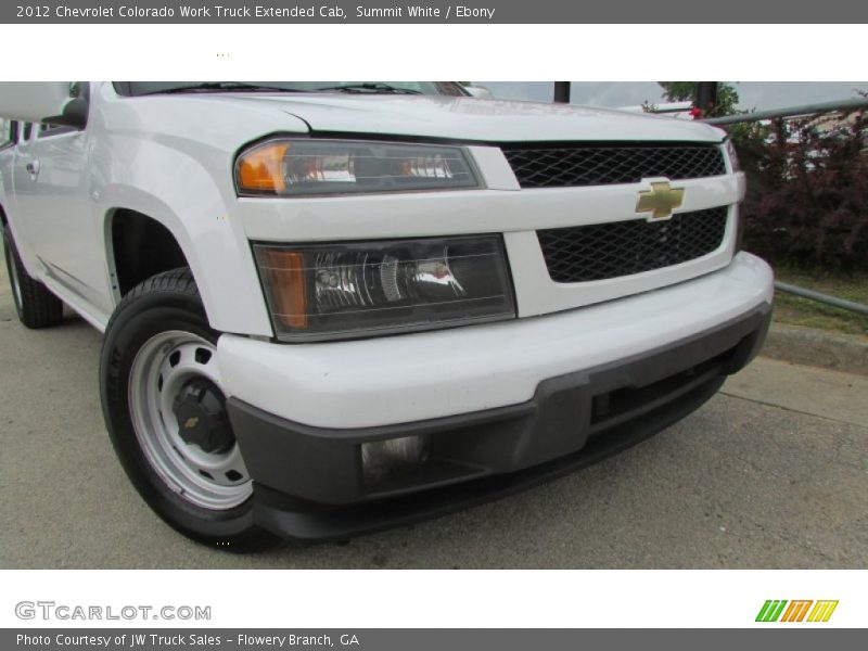 Summit White / Ebony 2012 Chevrolet Colorado Work Truck Extended Cab