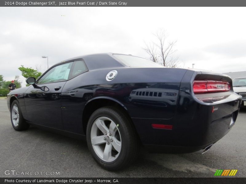 Jazz Blue Pearl Coat / Dark Slate Gray 2014 Dodge Challenger SXT