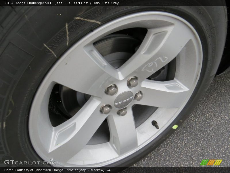 Jazz Blue Pearl Coat / Dark Slate Gray 2014 Dodge Challenger SXT