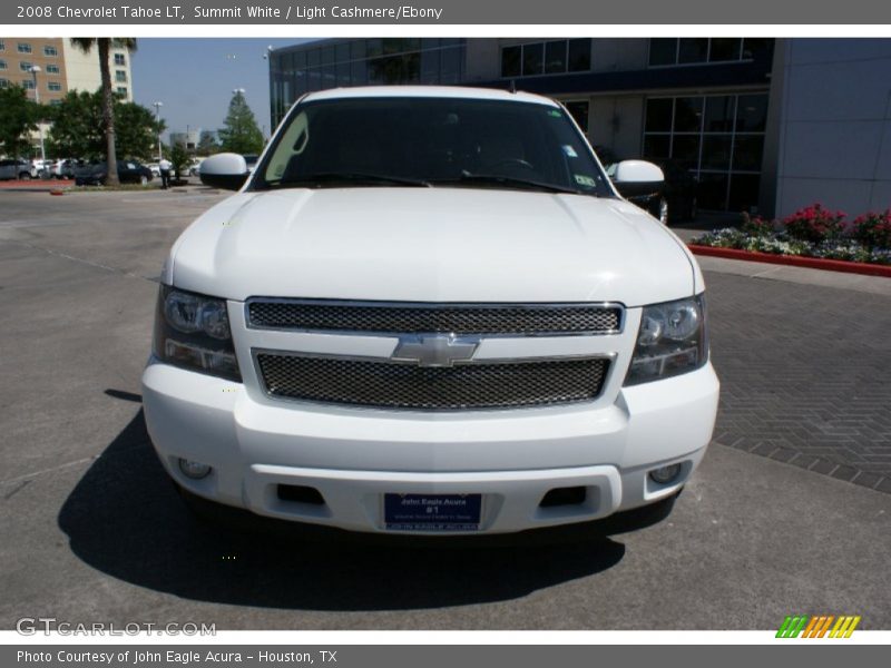 Summit White / Light Cashmere/Ebony 2008 Chevrolet Tahoe LT