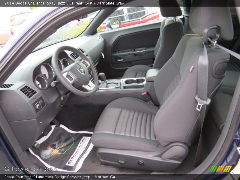 Jazz Blue Pearl Coat / Dark Slate Gray 2014 Dodge Challenger SXT