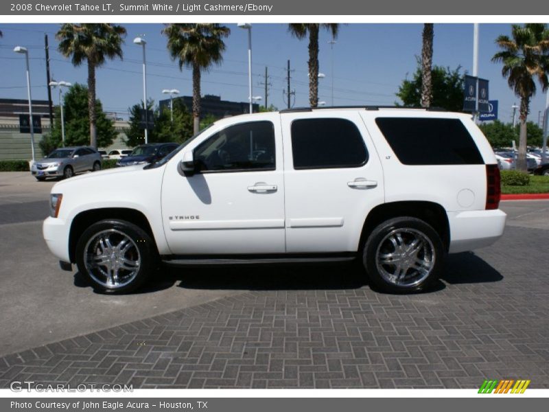 Summit White / Light Cashmere/Ebony 2008 Chevrolet Tahoe LT