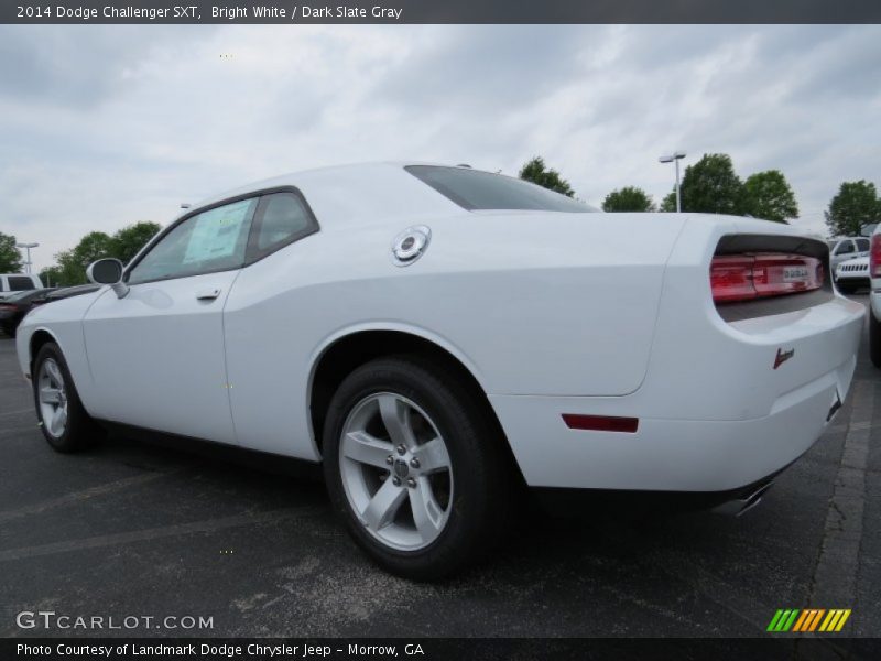 Bright White / Dark Slate Gray 2014 Dodge Challenger SXT