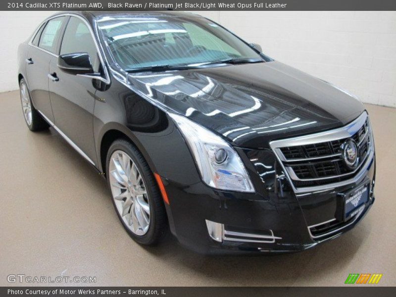 Black Raven / Platinum Jet Black/Light Wheat Opus Full Leather 2014 Cadillac XTS Platinum AWD