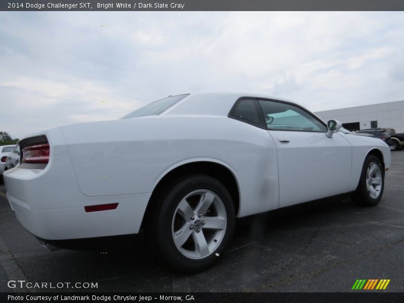 Bright White / Dark Slate Gray 2014 Dodge Challenger SXT