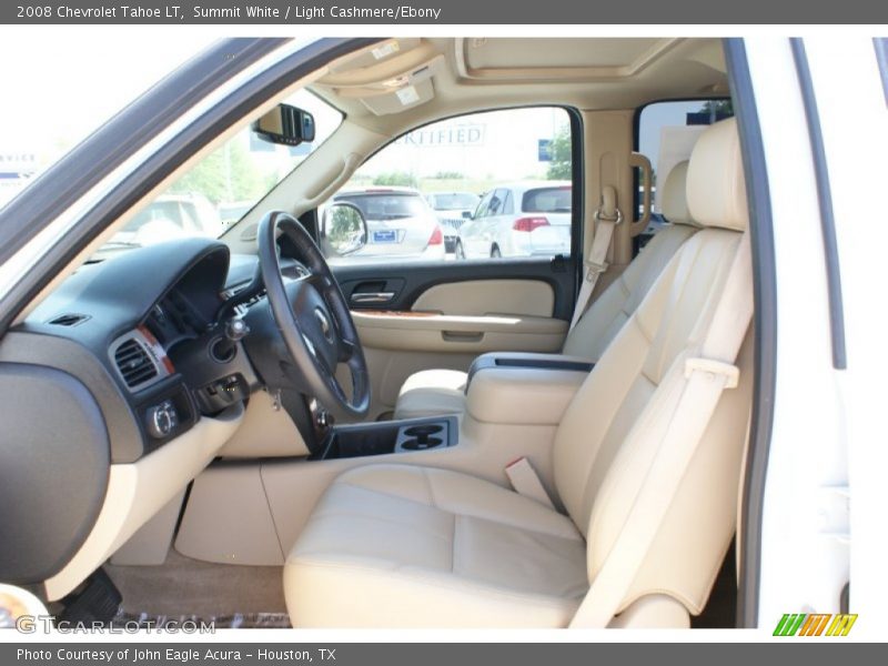 Summit White / Light Cashmere/Ebony 2008 Chevrolet Tahoe LT