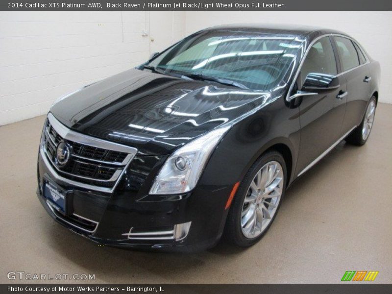 Black Raven / Platinum Jet Black/Light Wheat Opus Full Leather 2014 Cadillac XTS Platinum AWD