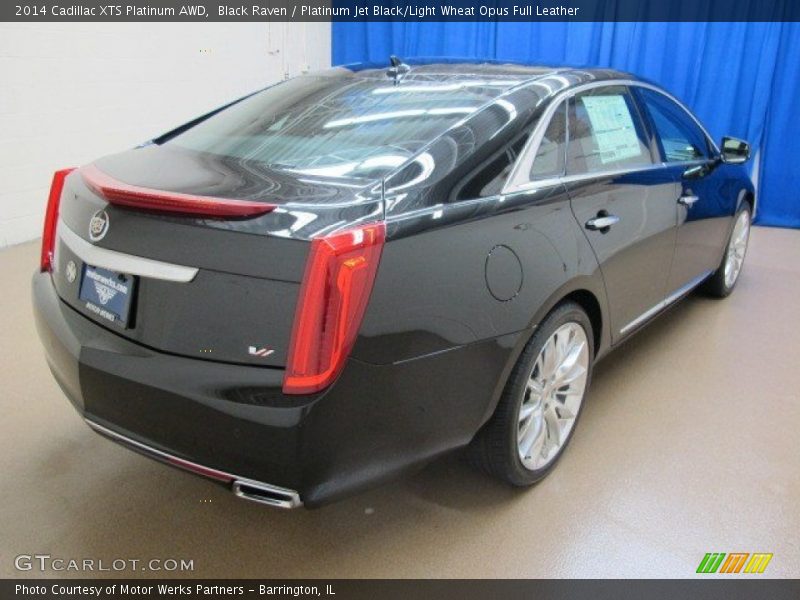 Black Raven / Platinum Jet Black/Light Wheat Opus Full Leather 2014 Cadillac XTS Platinum AWD