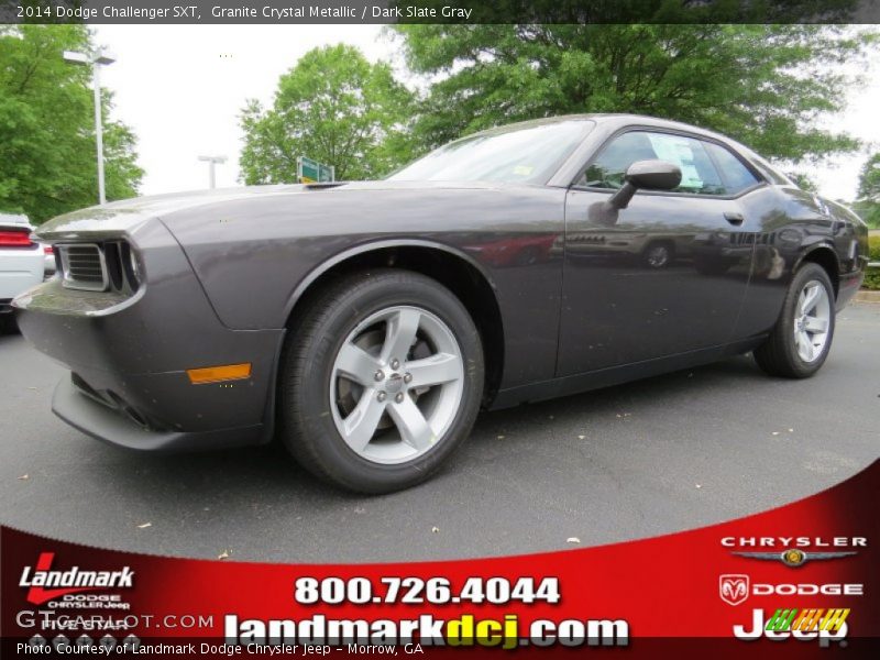 Granite Crystal Metallic / Dark Slate Gray 2014 Dodge Challenger SXT
