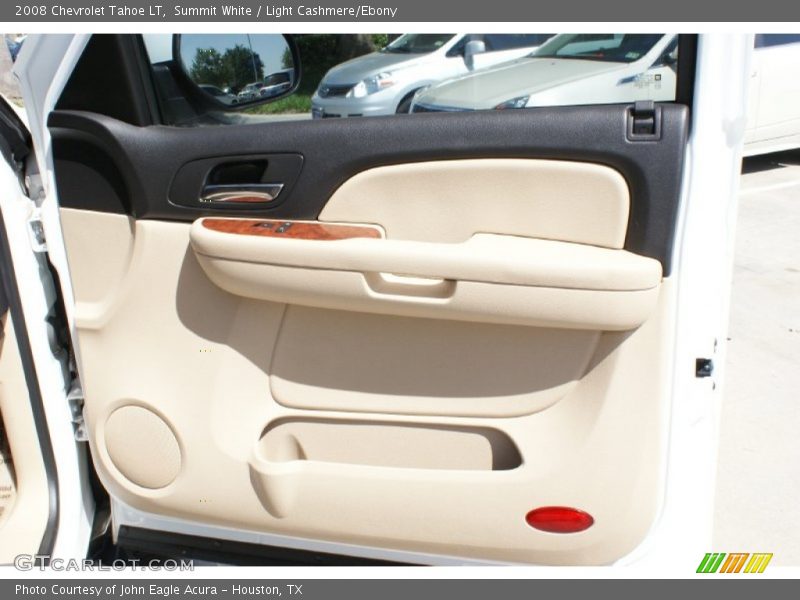 Summit White / Light Cashmere/Ebony 2008 Chevrolet Tahoe LT