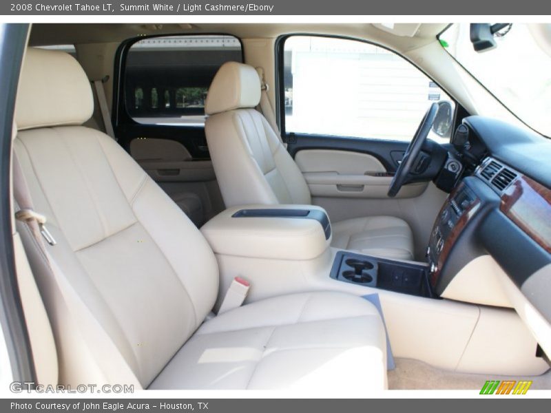 Summit White / Light Cashmere/Ebony 2008 Chevrolet Tahoe LT