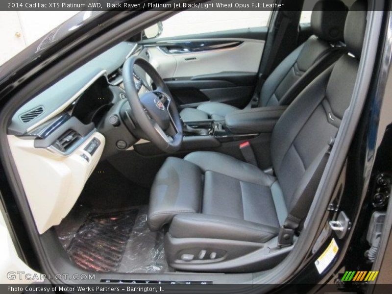 Black Raven / Platinum Jet Black/Light Wheat Opus Full Leather 2014 Cadillac XTS Platinum AWD
