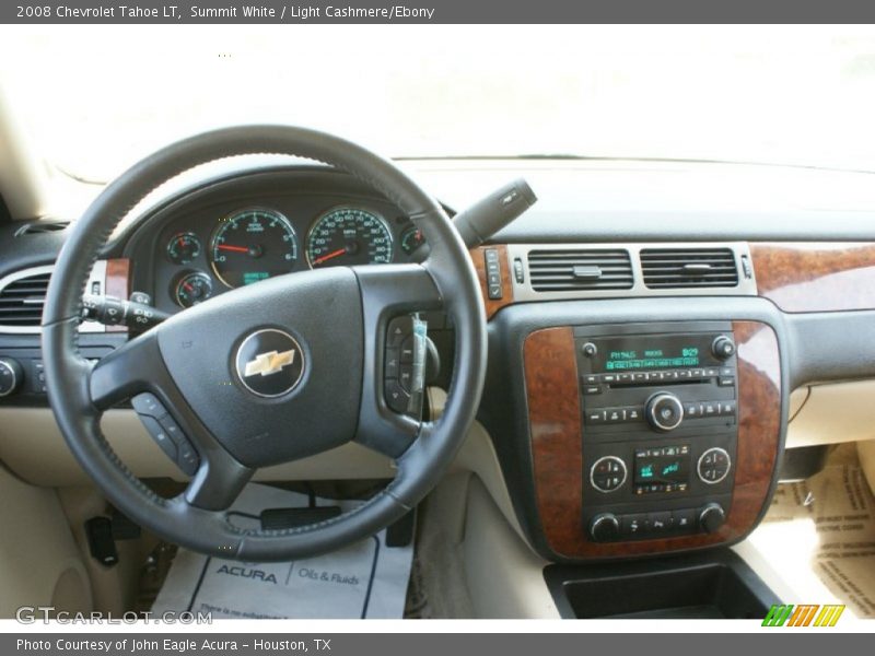 Summit White / Light Cashmere/Ebony 2008 Chevrolet Tahoe LT