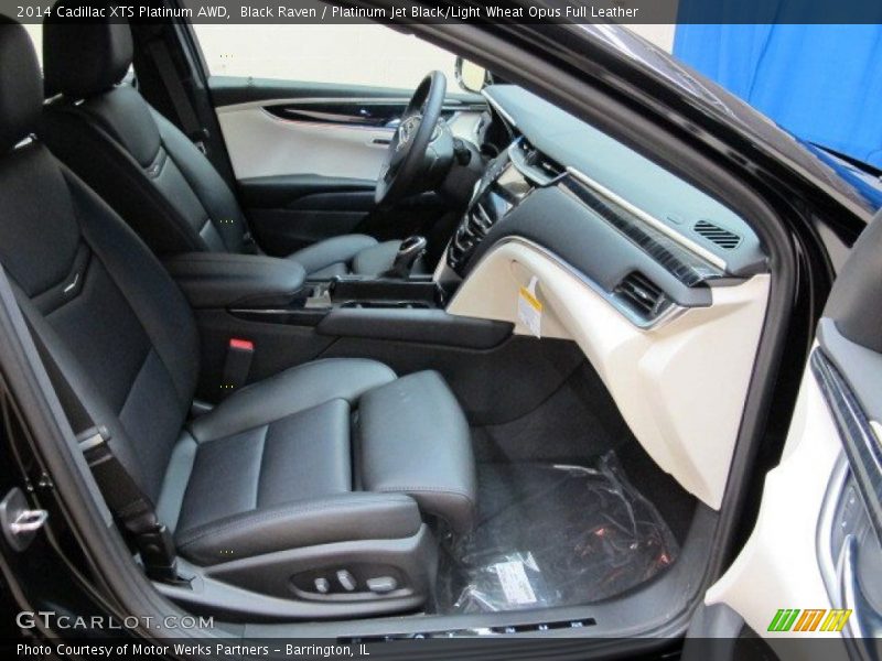 Black Raven / Platinum Jet Black/Light Wheat Opus Full Leather 2014 Cadillac XTS Platinum AWD
