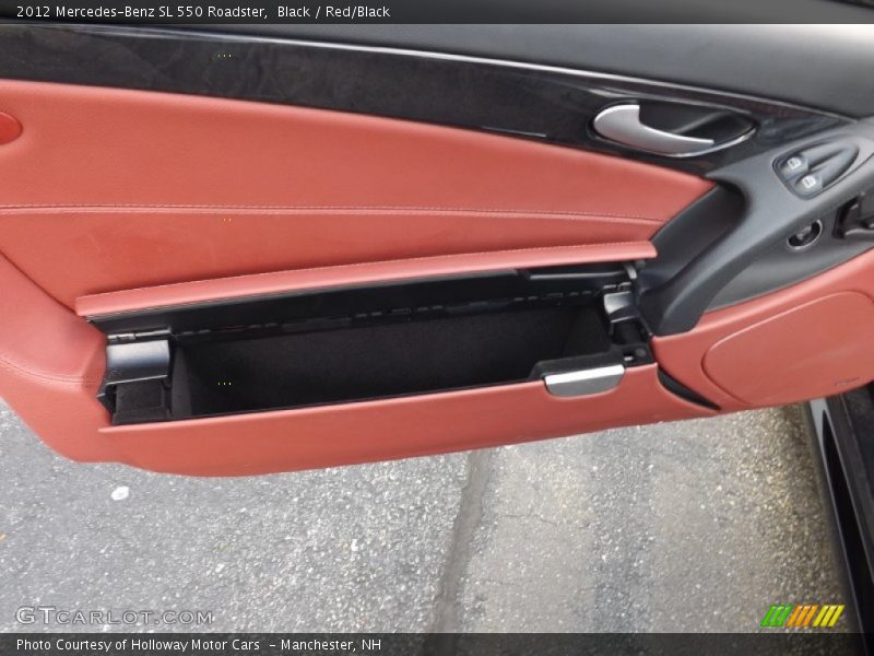 Black / Red/Black 2012 Mercedes-Benz SL 550 Roadster
